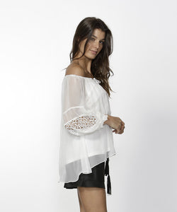 Nisha Peasant Top