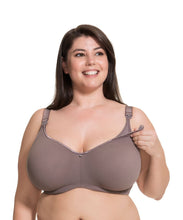 Croissant Maternity & Nursing Bra - Raisin