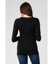 Ali Up/Down Nursing Top - Black