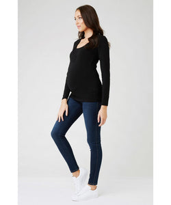 Ali Up/Down Nursing Top - Black