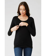 Ali Up/Down Nursing Top - Black