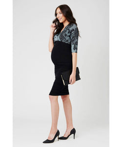 Nursing Chantilly Dress with 3/4 Sleeve