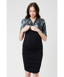Nursing Chantilly Dress with 3/4 Sleeve