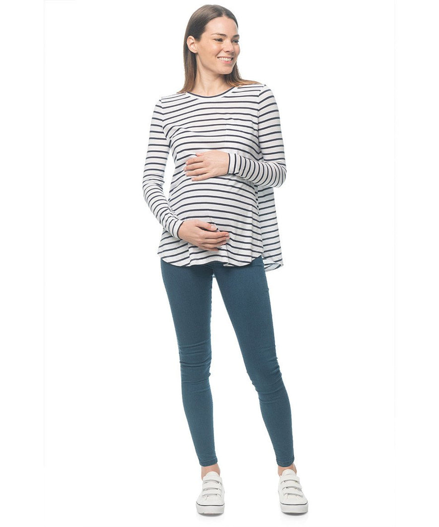 Rockabye Long Sleeve Maternity Tee