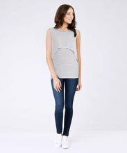 Stripe Swing Back Nursing Tank