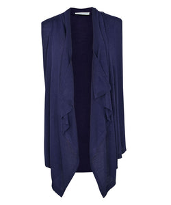 Nursing Cardigan with Button Feature - Navy