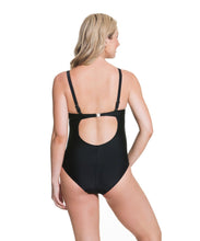 Squash Nursing Swimsuit One Piece - Black