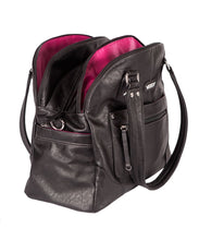 Vanchi Tuscan Bowler Nappy Bag in Black