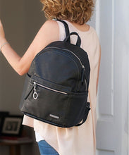 Manhattan Backpack by Vanchi in Black