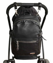 Manhattan Backpack by Vanchi in Black