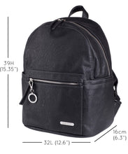 Manhattan Backpack by Vanchi in Black