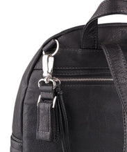 Manhattan Backpack by Vanchi in Black