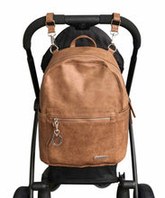 Manhattan Backpack by Vanchi in Tan