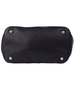 Vanchi Capri Tote Nappy Bag Black