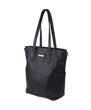 Vanchi Capri Tote Nappy Bag Black