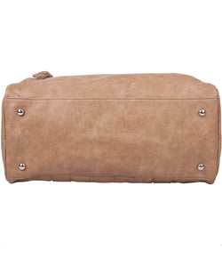 Vanchi Indie Carry All Nappy Bag Caramel