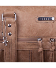 Vanchi Indie Carry All Nappy Bag Caramel