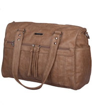 Vanchi Indie Carry All Nappy Bag Caramel