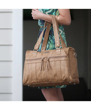 Vanchi Indie Carry All Nappy Bag Caramel