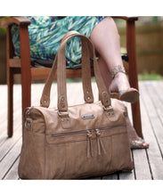 Vanchi Indie Carry All Nappy Bag Caramel
