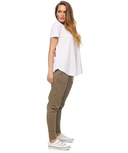 Rockabye Maternity Tee by Bae in White