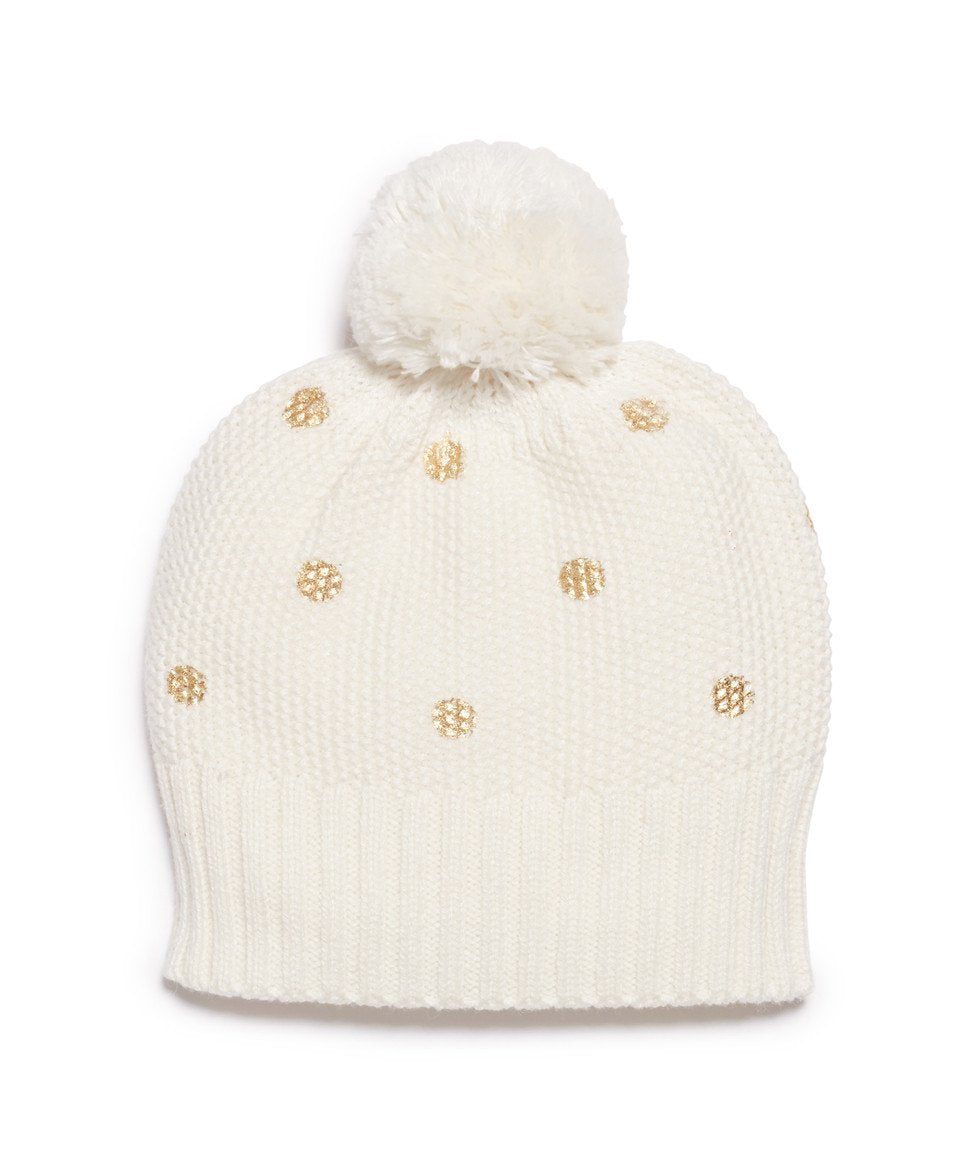 Little Polka Dot Knitted Hat