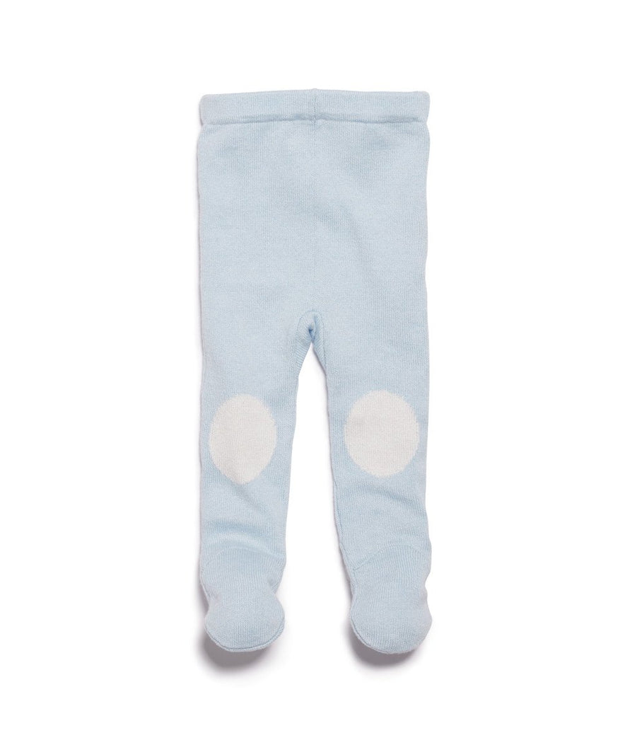 Cashmere Blue Knitted Baby Legging