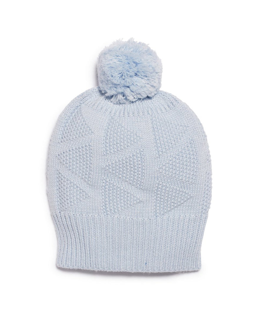 Cashmere Blue Knitted Hat