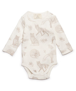 Foxy Long Sleeve Baby Bodysuit