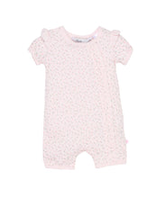 Hazel Short Sleeve Zip Romper for Baby Girl