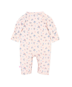Alexa Long Sleeve Wrap Romper for Baby Girl