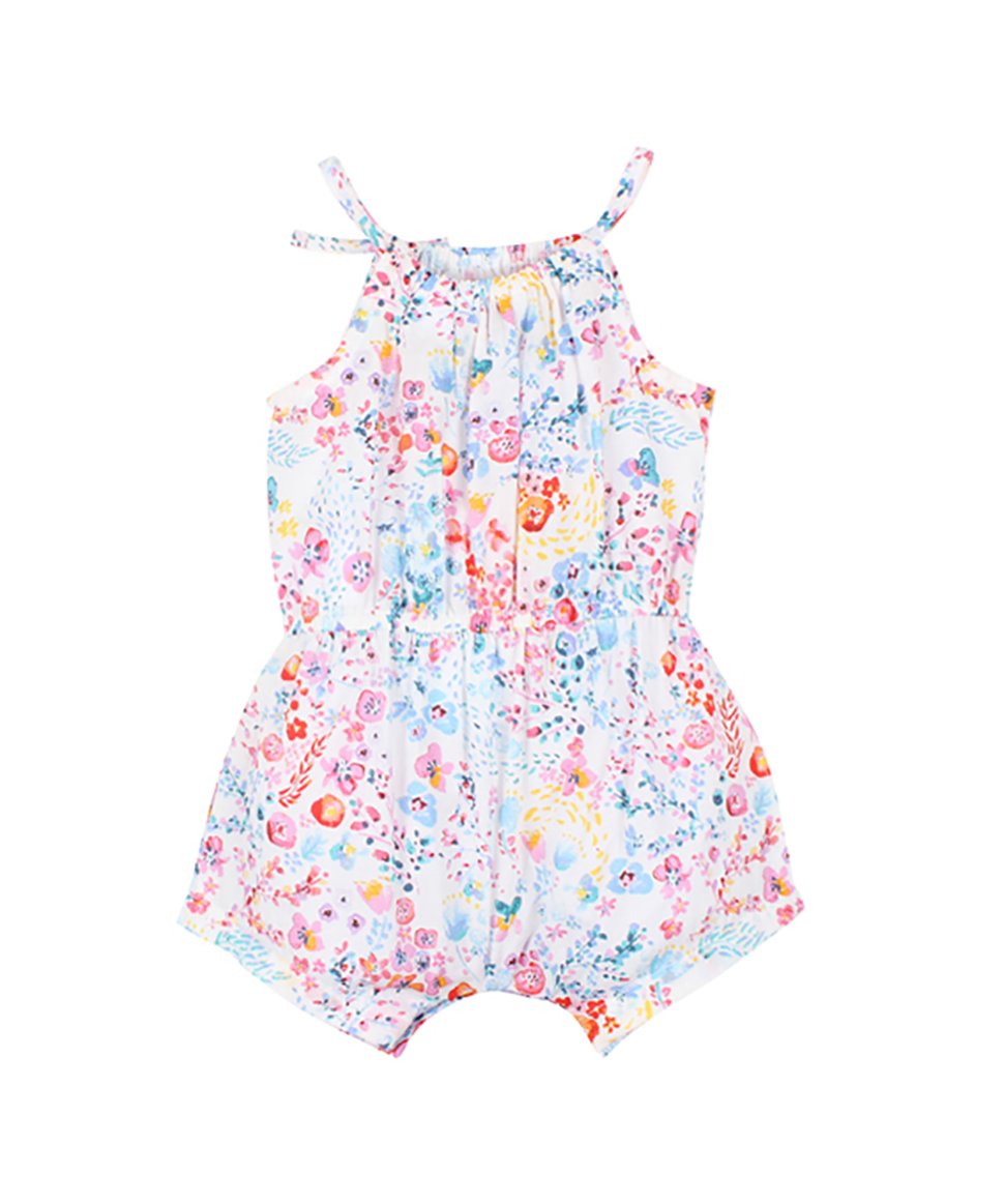 Sage Floral Play Suit