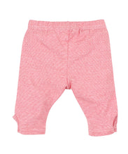 Sage 3/4 Leggings with Bow - Red Stripe
