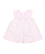 Sage Frill Sleeve Flower Dress - Angel Pink