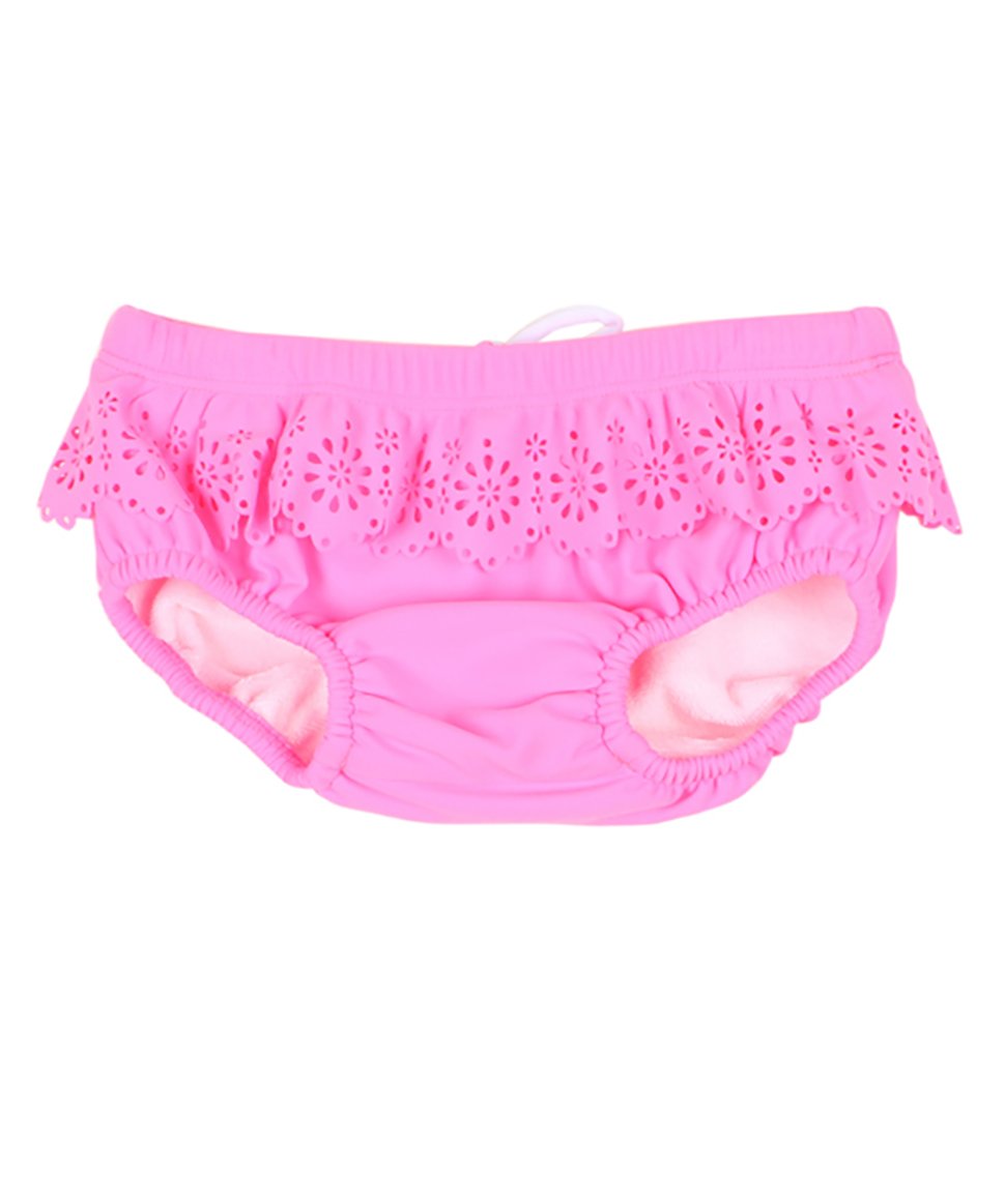 Ivy Cut Work Aqua Nappy Pant in Pink