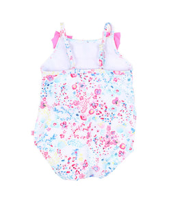 Ivy Frill Swimsuit with Bows in Floral
