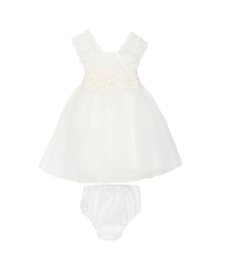 Lace Dress with Back Bow