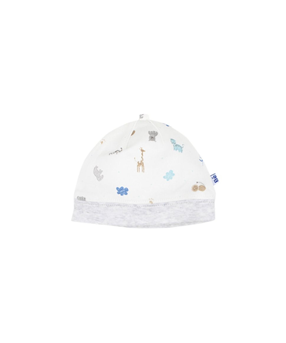 Ashton Print Beanie with Band