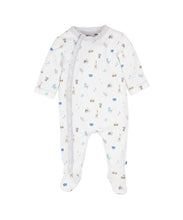 Ashton Long Sleeve Zip Romper with Feet