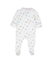 Ashton Long Sleeve Zip Romper with Feet