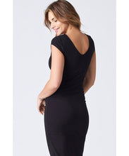 Catia Ponte Gather Dress - Black