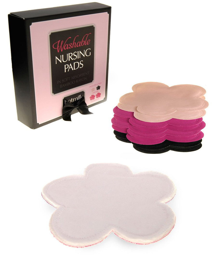 Hot Milk Bamboo Nursing Breast Pads - 4 Pairs