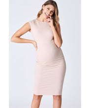 Catia Ponte Gather Dress - Nude