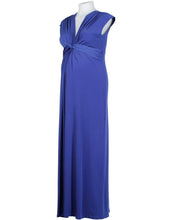 Maternity Occasion Knot Maxi Dress - Blue