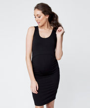 Sleeveless Nursing Tank Dress in Black