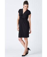 Maternity Knot Front Midi Dress