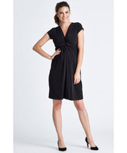 Maternity Knot Front Midi Dress