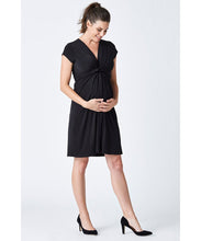 Maternity Knot Front Midi Dress