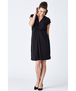 Maternity Knot Front Midi Dress