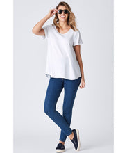 Maternity Tee Slouch Style - White